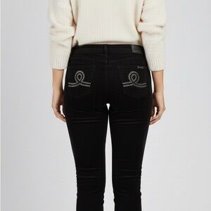 Seven7 Black Straight Leg Mid Rise NWT Jeans/Leggings
